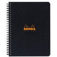 Notebook A5 kar 80 Bl ora/schw s