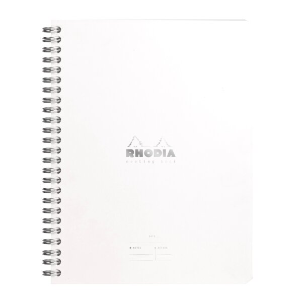 Meeting Book WHITE A5+ 80bl 80g