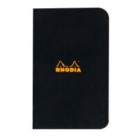 Heft Rhodia 7,5x12 kar 24Bl sort