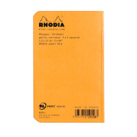 Heft Rhodia 7,5x12 kar 24Bl sort