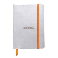 Rhodia Flex Nbuch A6 L 72Bl Silber