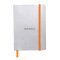 Rhodia Flex Nbuch A6 L 72Bl Silber