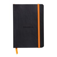 RHODIA Notizbuch RHODIARAMA, DIN A6, liniert, schwarz