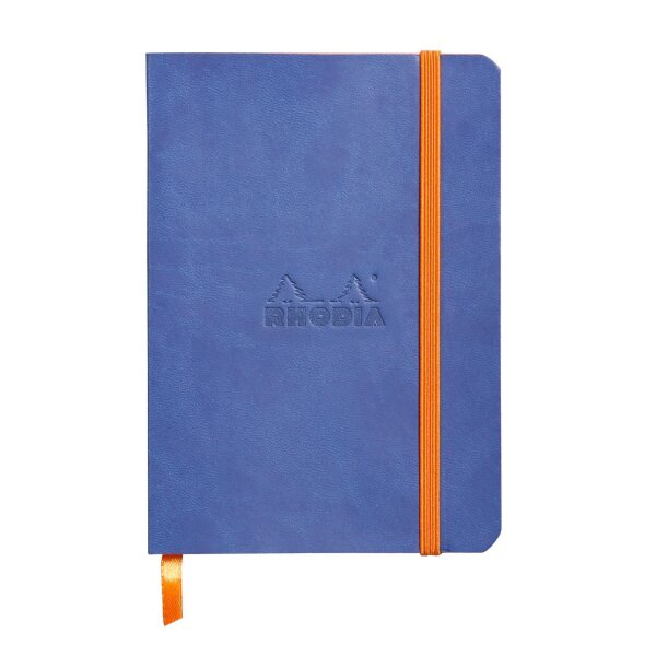 RHODIA Notizbuch RHODIARAMA, DIN A6, liniert, saphirblau