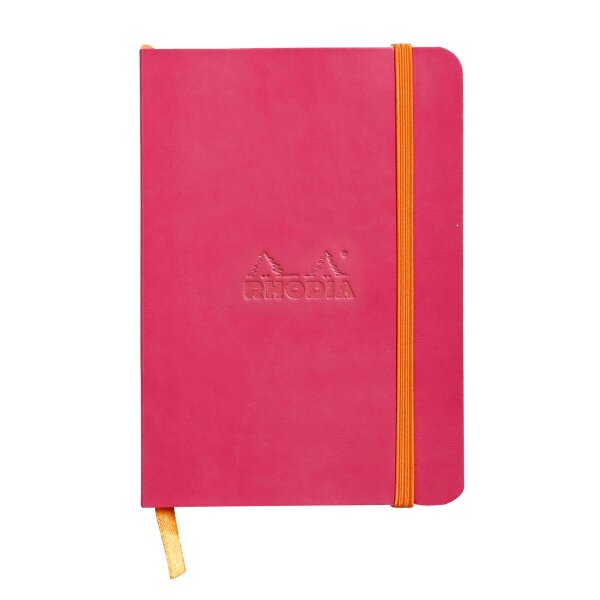 RHODIA Notizbuch RHODIARAMA, DIN A6, liniert, himbeere