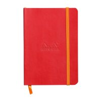 RHODIA Notizbuch RHODIARAMA, DIN A6, liniert, mohn