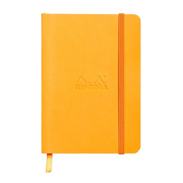 RHODIA Notizbuch RHODIARAMA, DIN A6, liniert, orange