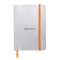 Rhodia FlexNbuch A6 dot 72Bl Silber