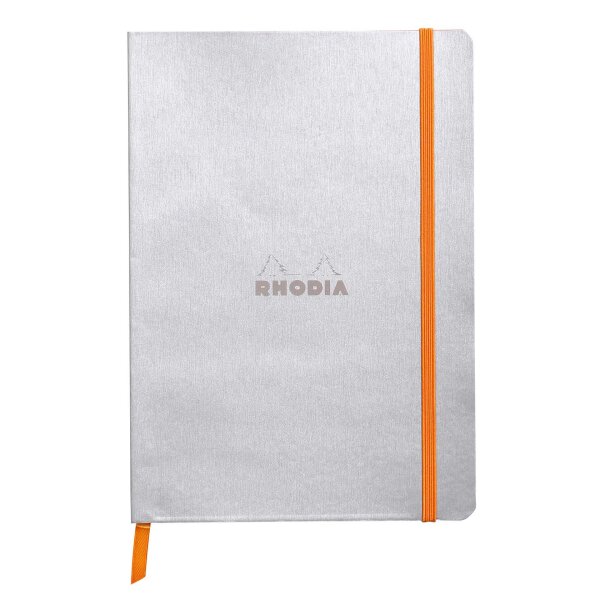 Rhodia Flex Nbuch A5 L 72Bl Silber