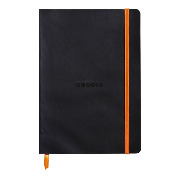 RHODIA Notizbuch RHODIARAMA, DIN A5, liniert, schwarz