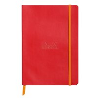 RHODIA Notizbuch RHODIARAMA, DIN A5, liniert, mohn