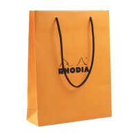 Papiertasche Rhodia 25x33x8 ora