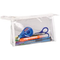 Clairefontaine Schlamper-Etui, rechteckig, transparent