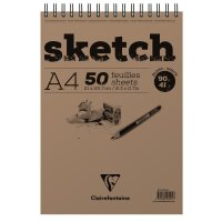 Clairfontaine "Sketch" Skizzenblock A4 50 Blatt...