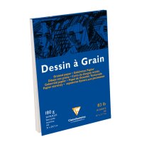 Clairefontaine "Dessin à Grain" Zeichenblock A4 30 Blatt 180g/qm kopfgeleimt