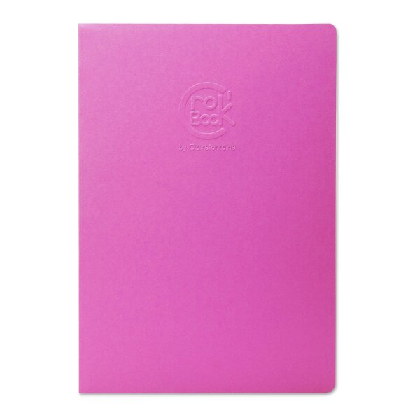 CROKBOOK A4 hoch 90g 24 Bl pink