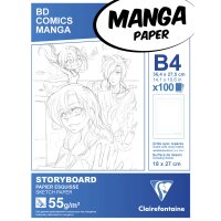 Manga Block Storyboard B4 100Bl 55g