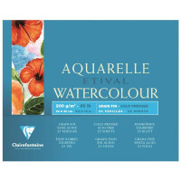 Aquarellblock "ETIVAL" 200 g/qm 240 x 300 mm -...