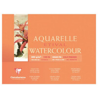 Aquarellblock "ETIVAL" 300 g/qm 180 x 240 mm -...