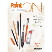 Zeichenblock PaintOn A4- 40 Blatt extra-weiß sehr...