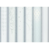 Geschenkpapier Weiss 2x0,70m