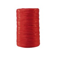 Raphia synth13mmx100m Rolle rot