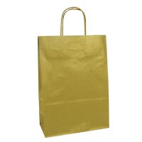 Geschenktaschen 18x7x24 gold 25St