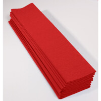 Krepppapier 250x50 rot - 10er Pack