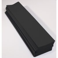 Krepppapier 250x50 schwarz - 10er Pack