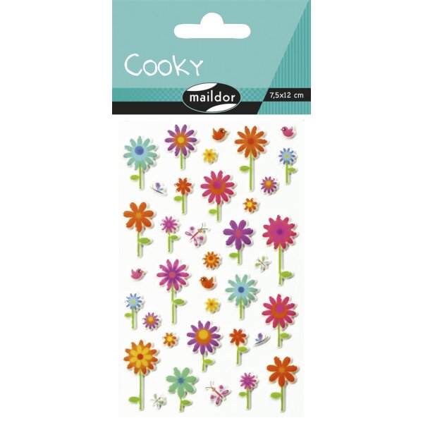 MAILDOR 3D-Sticker - Blumen