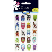 MAILDOR 3D-Sticker - Monsters