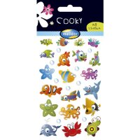 MAILDOR 3D-Sticker - Meertiere