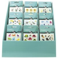 MAILDOR 3-D Sticker 90er Display - Wilde Tiere