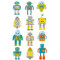 MAILDOR 3D-Sticker - Roboter