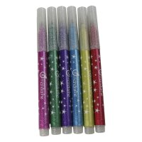 Pack 6 Filzstifte Glitter