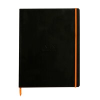 RHODIA Notizbuch RHODIARAMA, DIN A4+, liniert, schwarz