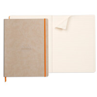 Rhodia NBuch A4+ liniert beige