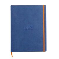 RHODIA Notizbuch RHODIARAMA, DIN A4+, liniert, saphirblau