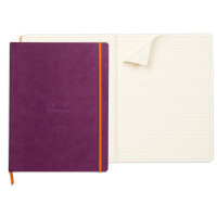 RHODIA Notizbuch RHODIARAMA, DIN A4+, liniert, lila