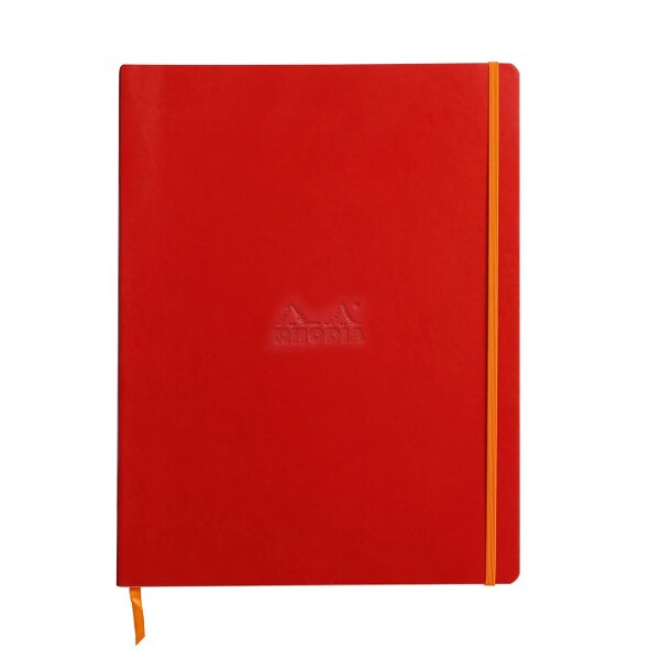 Rhodia NBuch A4+ liniert mohn