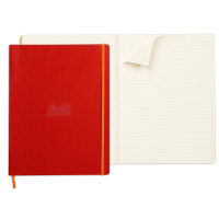 Rhodia NBuch A4+ liniert mohn