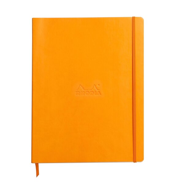 RHODIA Notizbuch RHODIARAMA, DIN A4+, liniert, orange