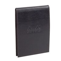 Rhodia Block m Hülle 95x130 schwarz