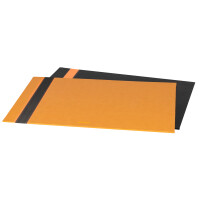 RHODIA Schreibunterlage, aus Kunstleder, orange