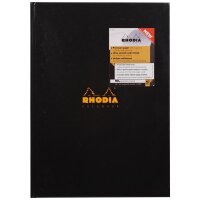 Rhodia Office Kladde A4 90g lin schwarz