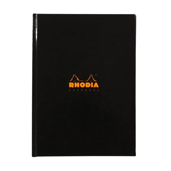 Rhodia Office Kladde A5 90g lin schwarz