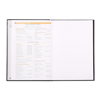 Rhodia Office Kladde A5 90g lin schwarz