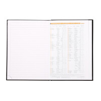 Rhodia Office Kladde A5 90g lin schwarz