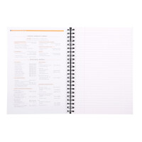 Rhodia Notebook A4 lin 90g schwarz