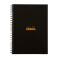 Rhodia Notebook A4 lin 90g schwarz